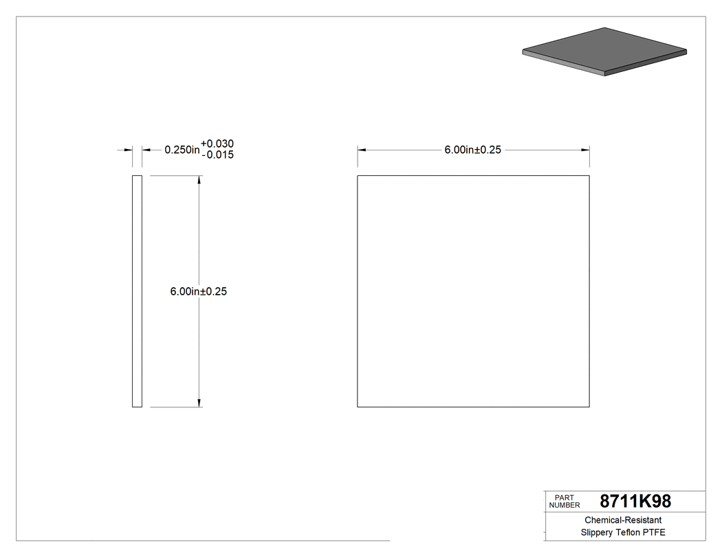 Technical drawing - 8711K98
